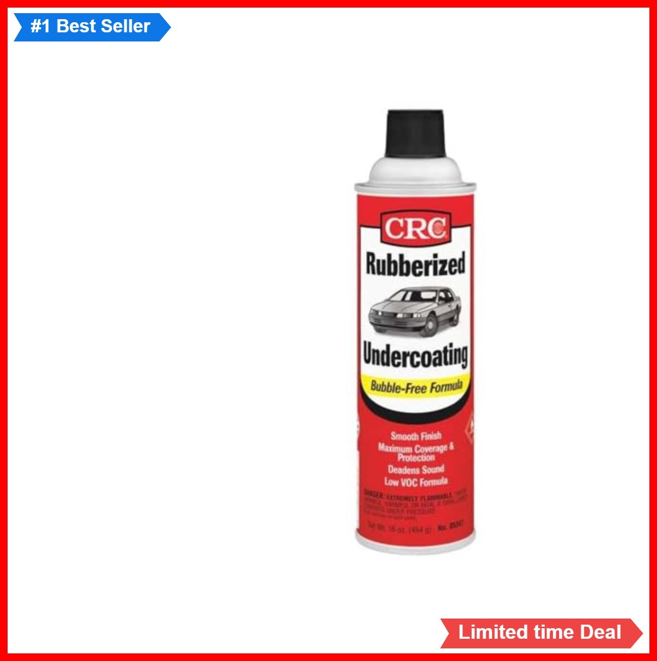 Rubberized Undercoating Spray 16oz Automotive Rust Protection Low Odor Car