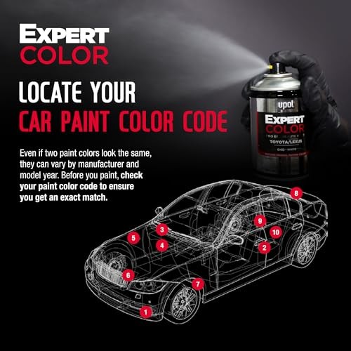 U-POL Expert Color Automotive Spray Paint for Ford UX Ingot Silver Metallic