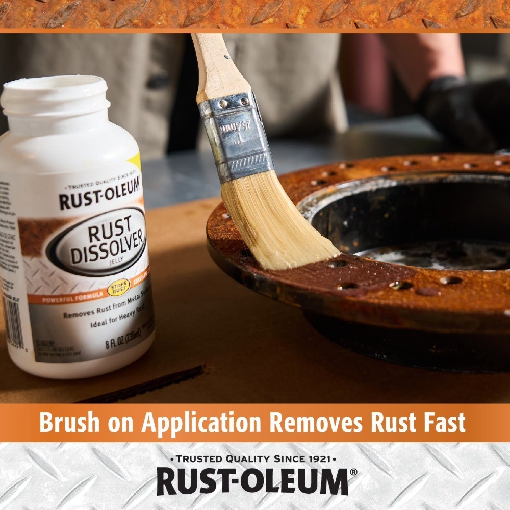 Rust Dissolver Gel 8 Ounces Jelly Remover Cleaner Degreaser Lubricant