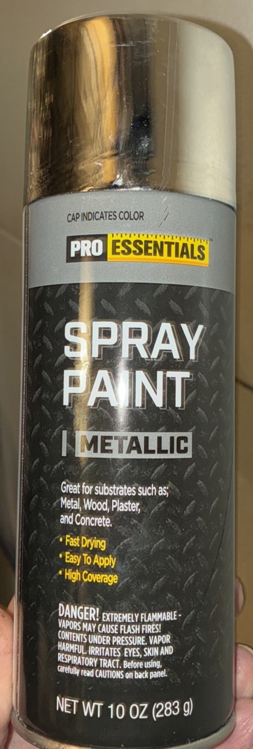 Pro Essential Metallic spray paint is fast drying formula provides Ultra Finish