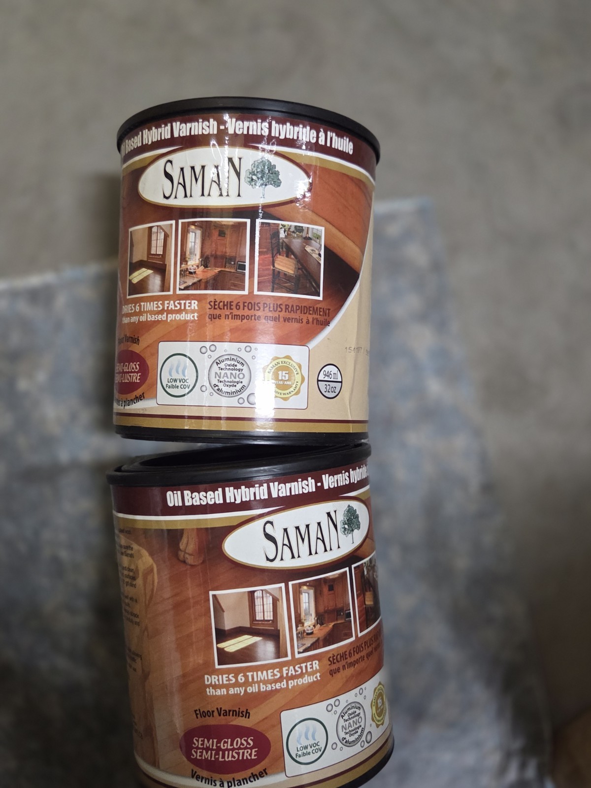 Saman Semi Gloss Oil Based Hybrid 32 oz