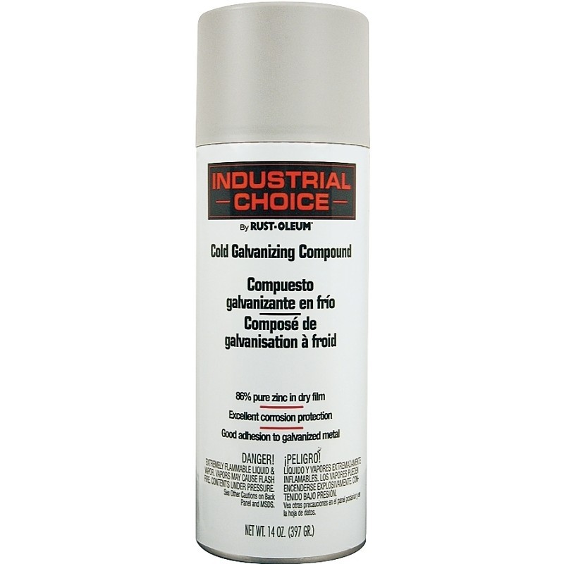 Rust-Oleum 1685830 Galvanizing Compound Paint, Cold Galvanized, 14 oz