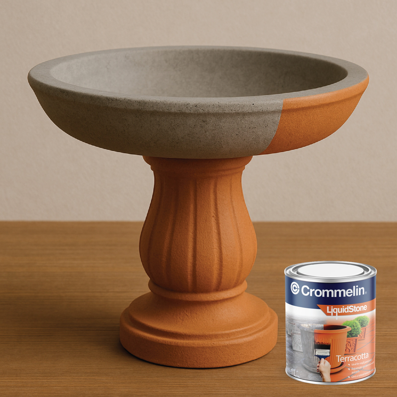 Crommelin 1L Terracotta Liquidstone