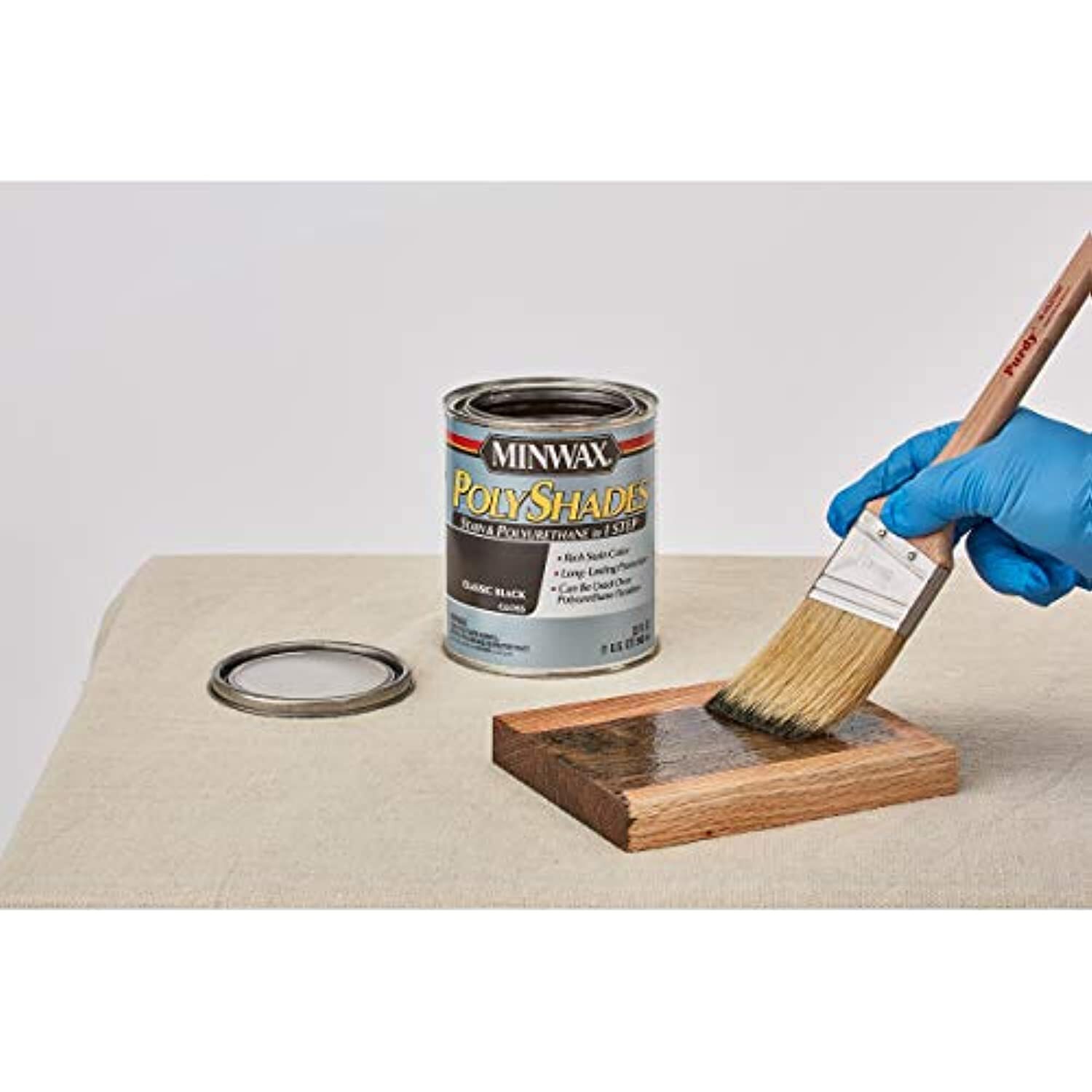 Minwax PolyShades Wood Stain + Polyurethane Finish � Quart, Pecan, Satin