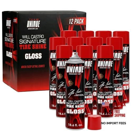 – 18.6 fl oz (Pack of 12) | High 18.6 Fl Oz (Pack of 12) Tire Shine Gloss