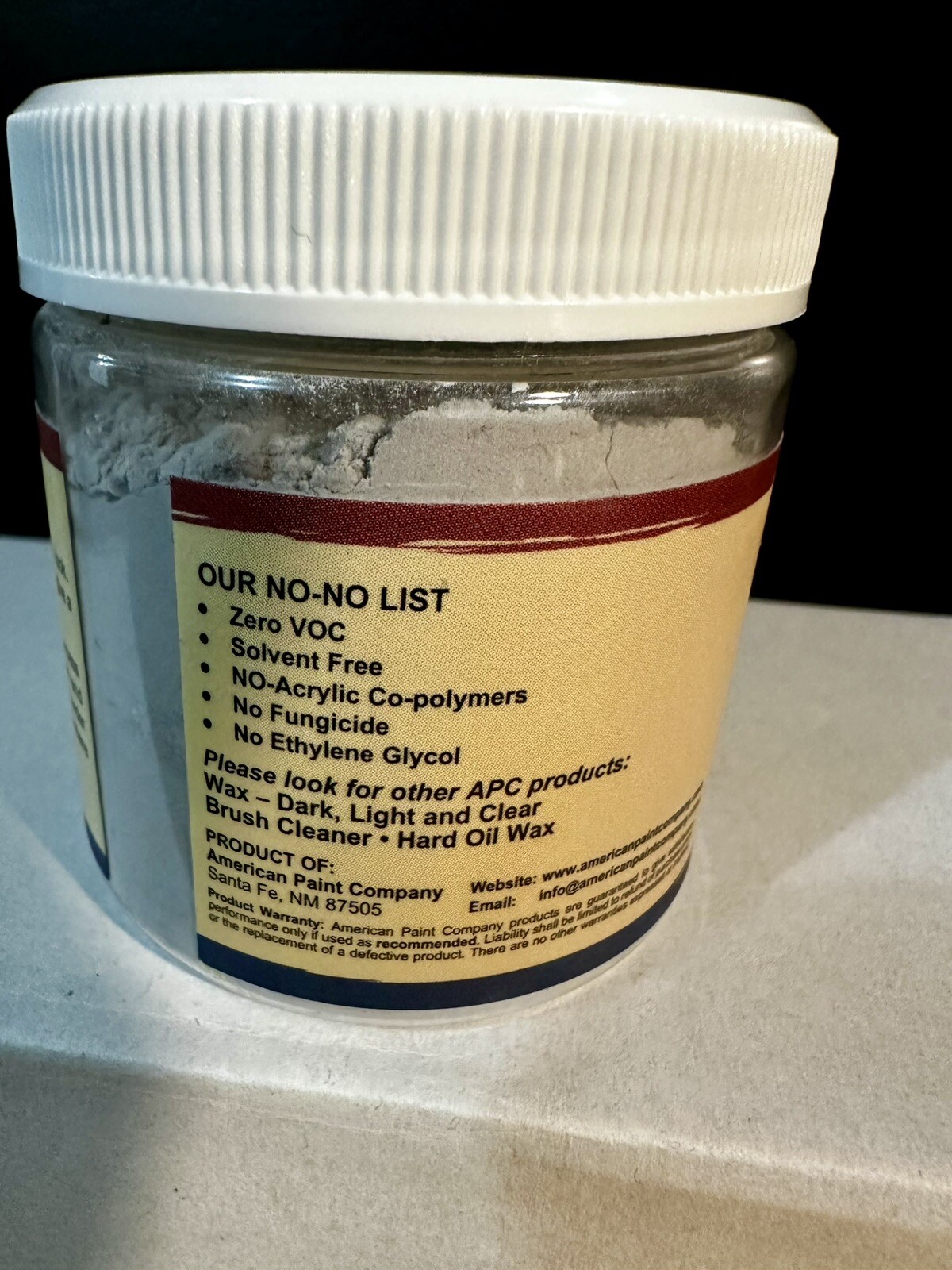 American Paint Company,Clay / Chalk / Mineral Base Paint,(American Grit-gray).