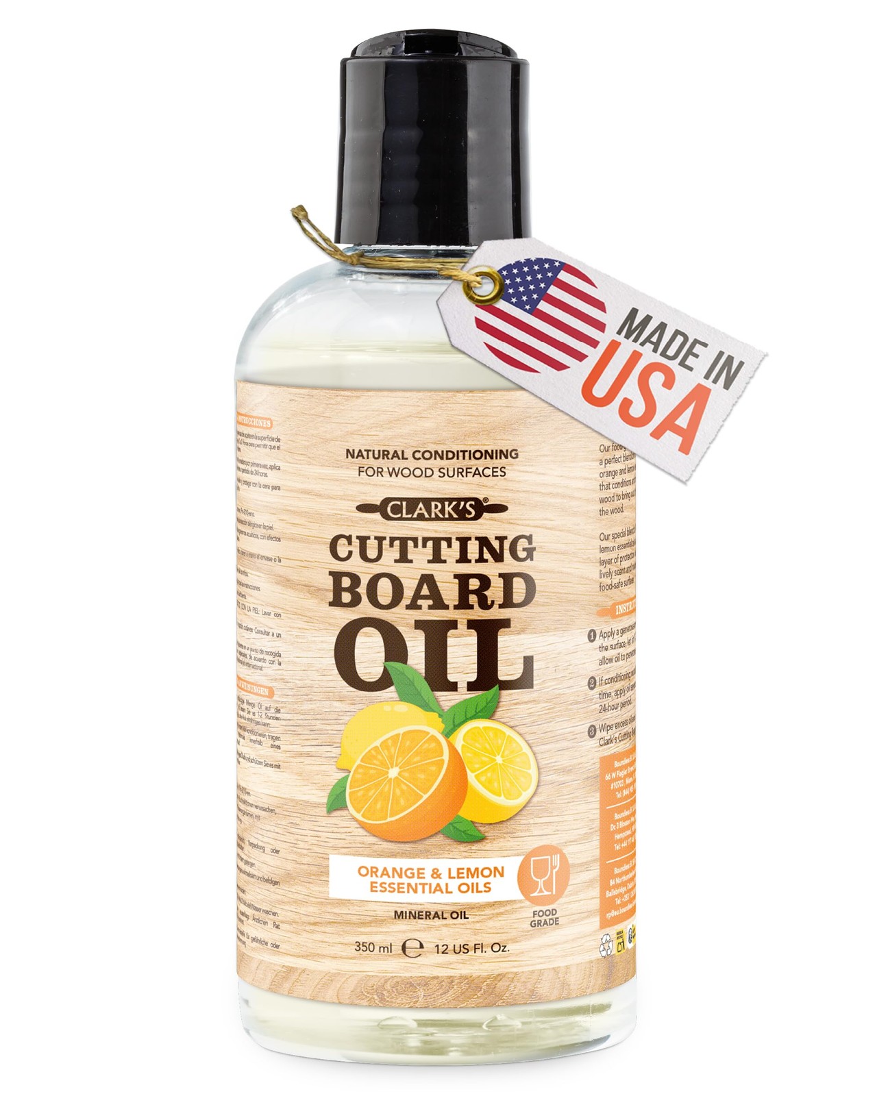 CLARK’S Cutting Orange & Lemon – 12 Oz (Most Popular), Scent