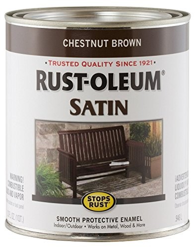 Rust-Oleum 7774502 Stops Rust Brush On Paint, 32 Fl Oz (Pack of 1), Satin
