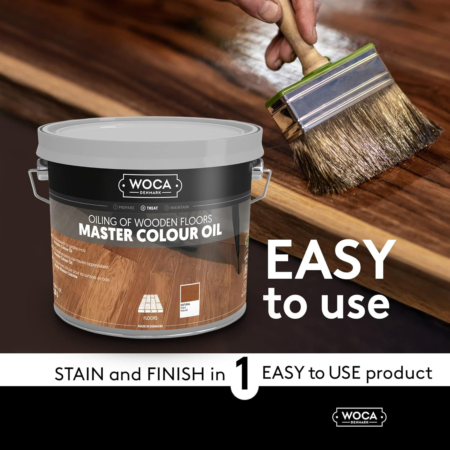 Denmark Master Color Oil – Eco-Friendly Wood Stain & Finish 2.5L