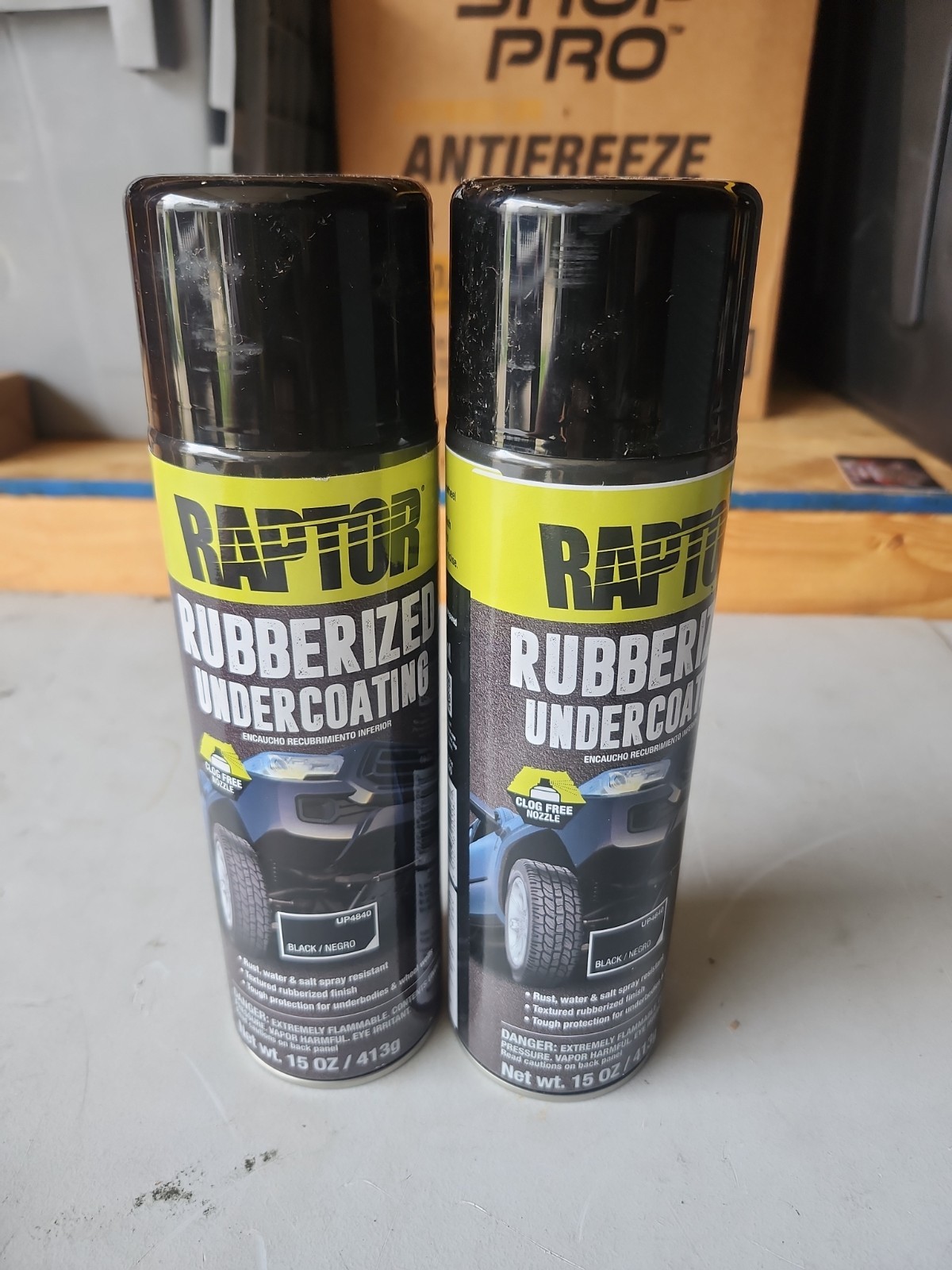 2 new Rubberized Undercoating, Professional Grade Automotive Spray Paint