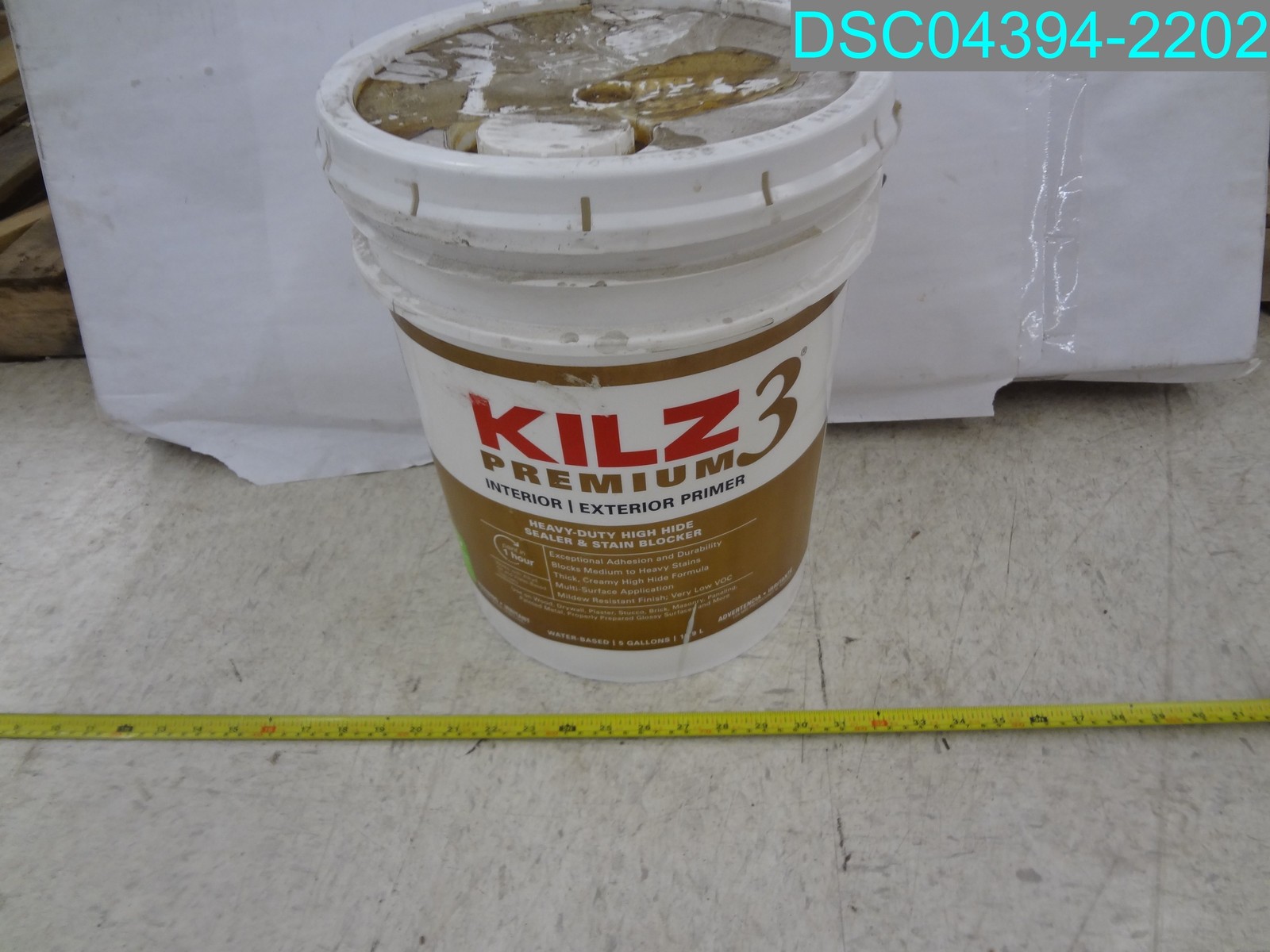 5 GAL KILZ Premium HighHide Stain Blocking Interior/Exterior Latex Primer/Sealer