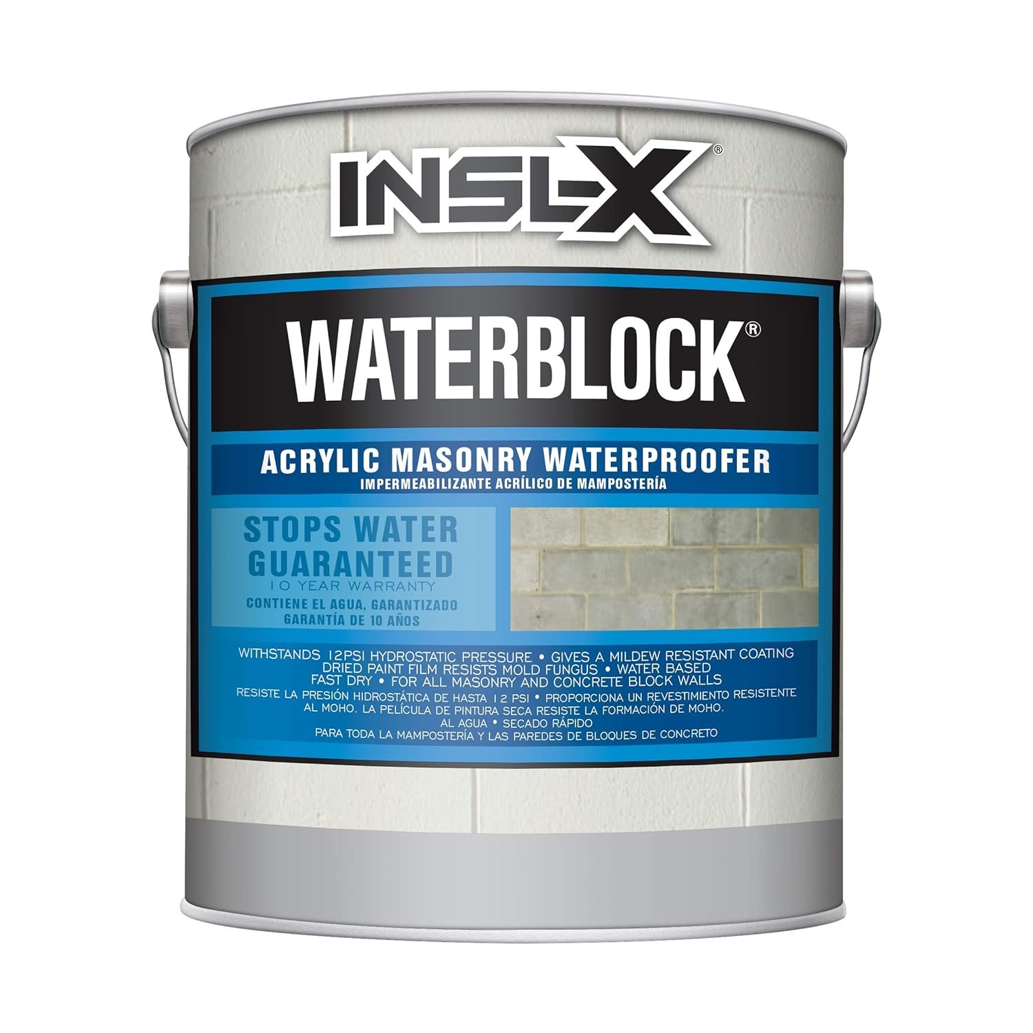 INSL-X WaterBlock Acrylic Masonry Waterproofing Paint 1 Gallon White