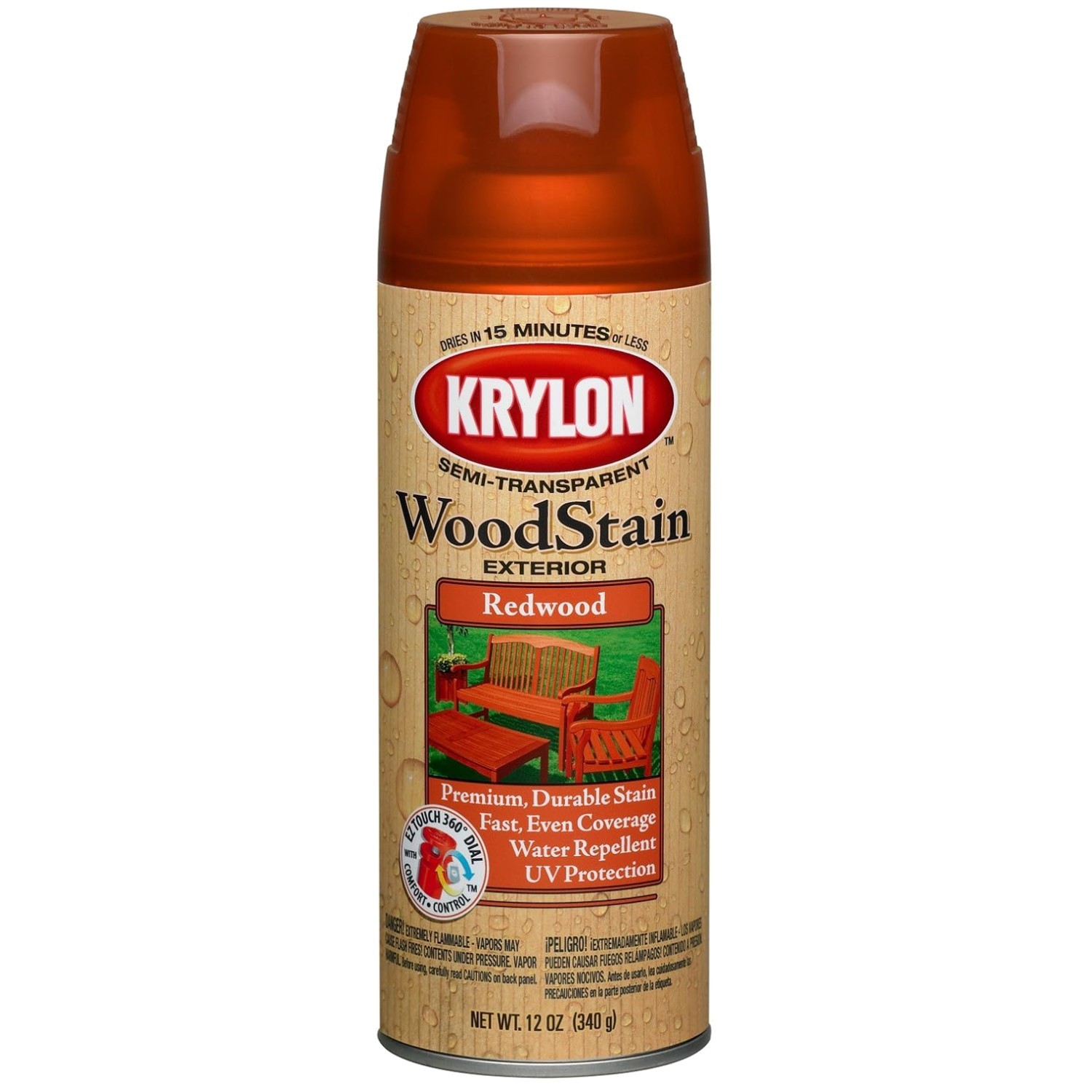 Krylon Semi-Transparent Stain Redwood