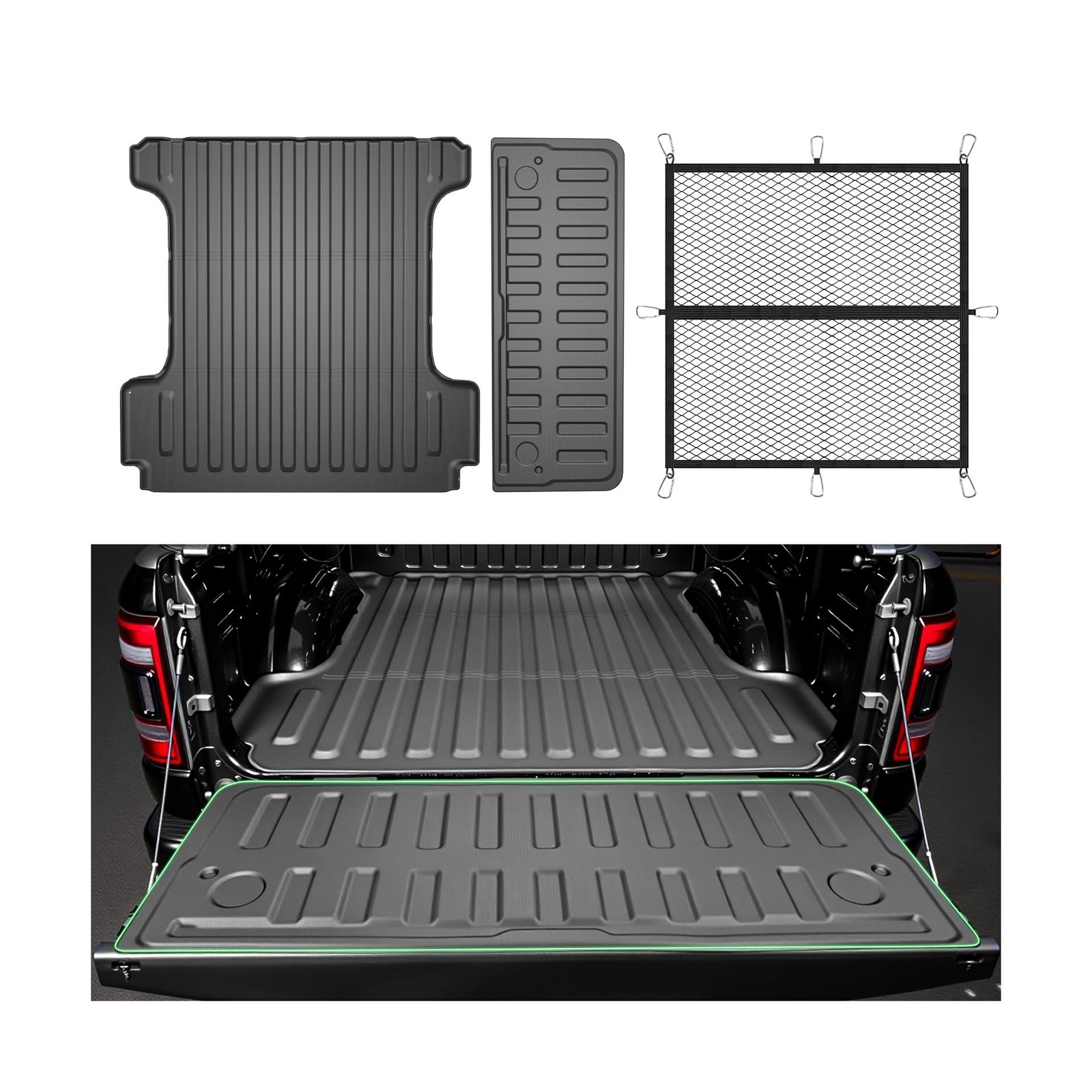 Truck Bed Liner & Tailgate Liner for Ram 1500/1500 RHO 2019-2026 Short Bed (5…