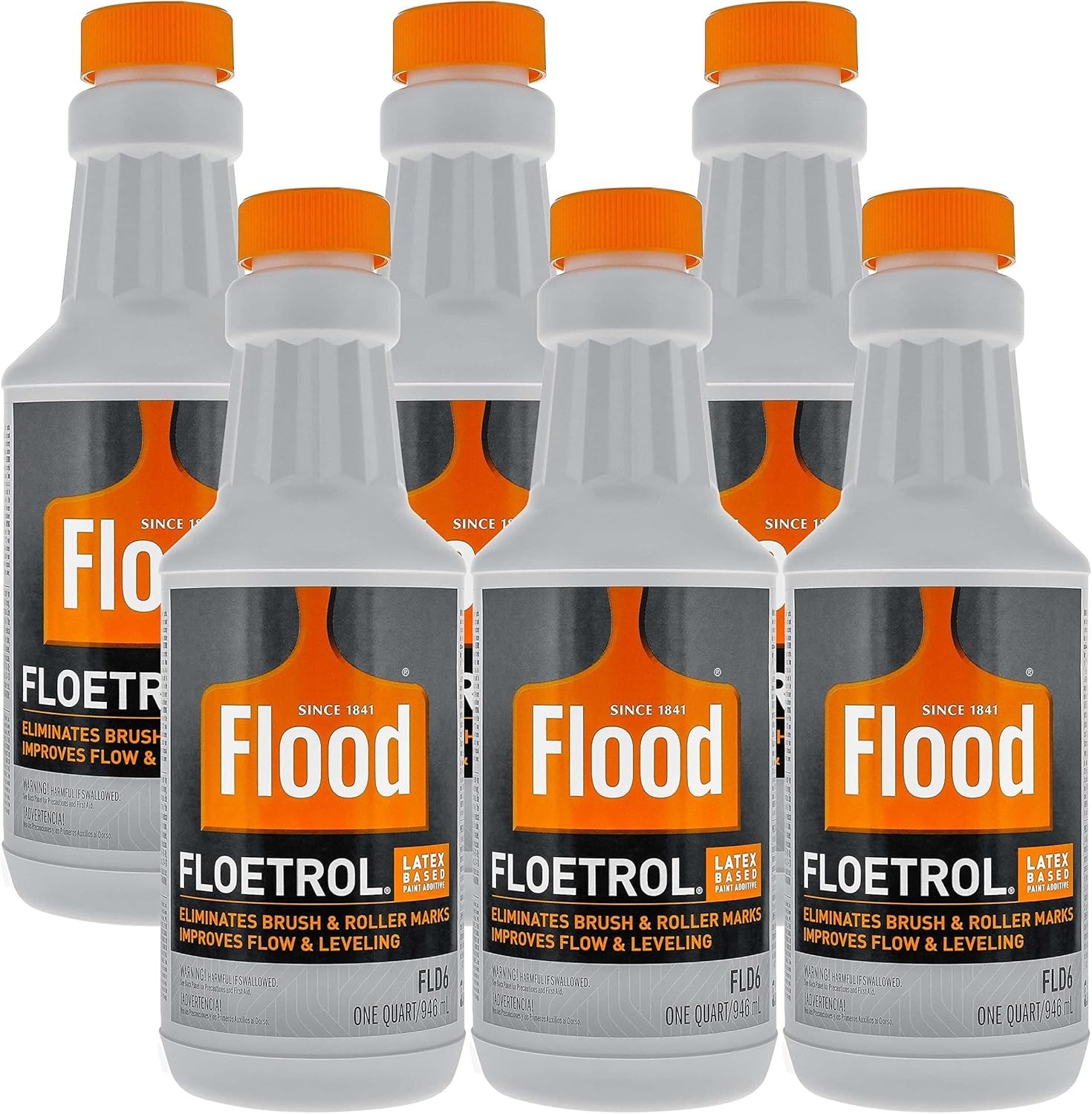 Crack Resistant Floetrol Paint Additive 1 Quart (6 Pack) – Professional Grade