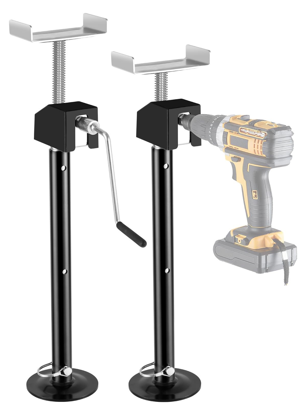 Boyisen Rv Slide Out Support Jacks 20-49 Height Adjustable By Power Drill Or