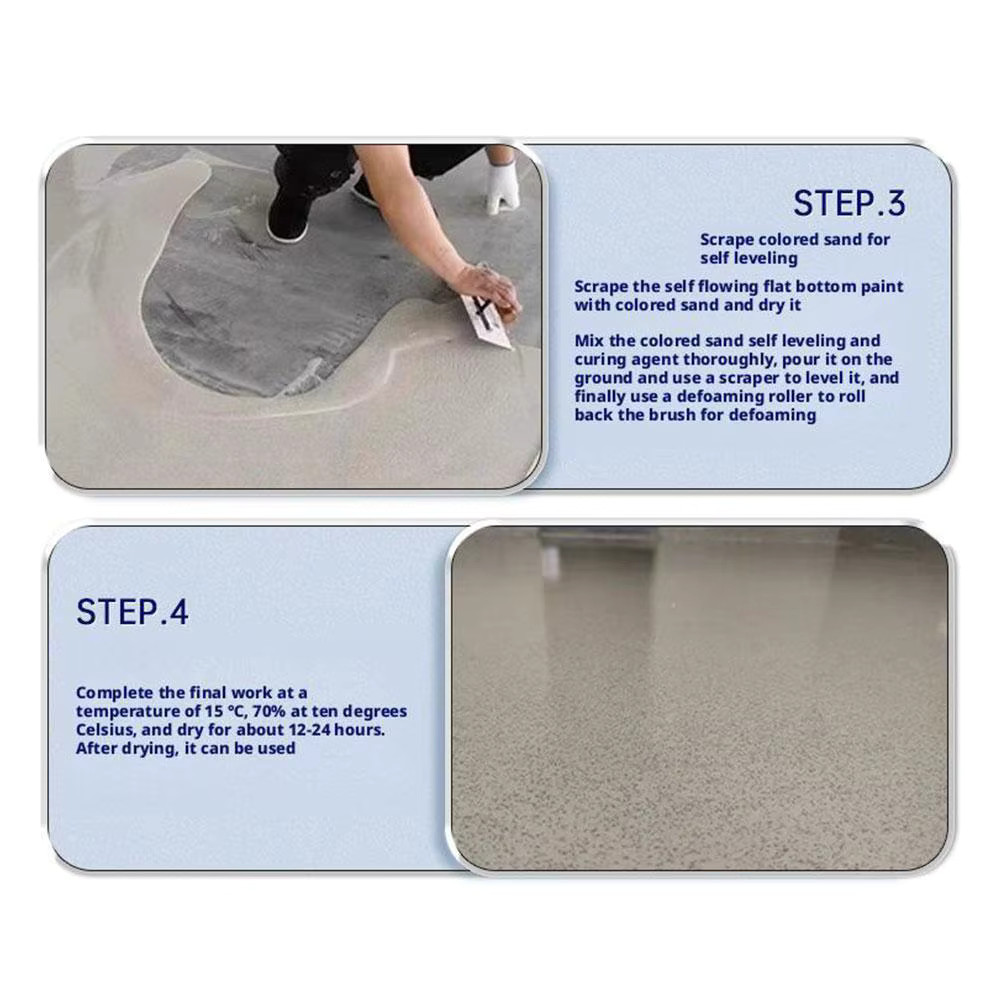 Louis Forest Epoxy Floor Paint, High-Gloss Marble Finish, Waterproof, Water-Base