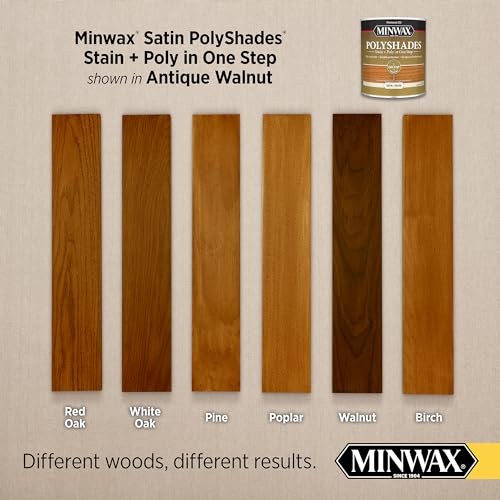 Antique Walnut Stain and Polyurethane Finish