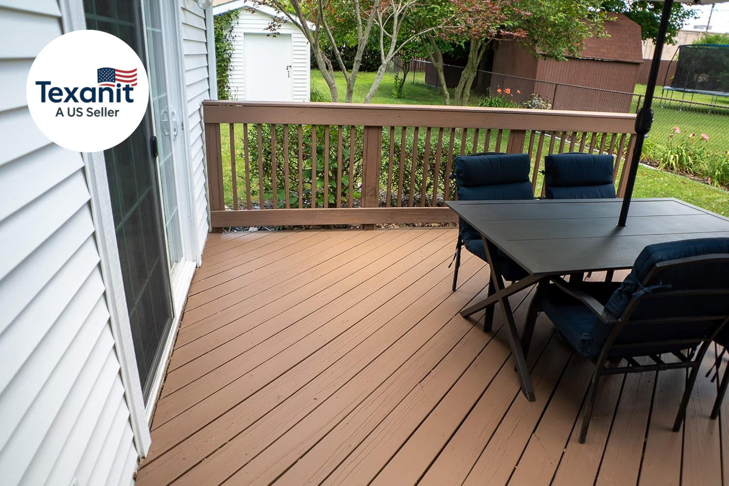 #1 Deck Premium Advanced Solid Color Outdoor Wood Stain and Sealer in One – Wate