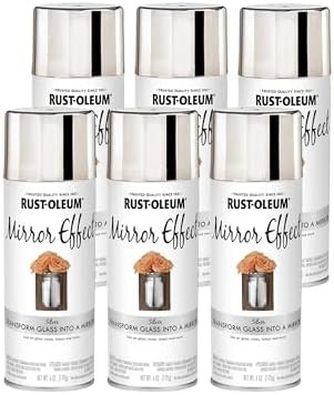 Rust-Oleum 301494 Specialty Mirror Spray, 6 oz, Silver