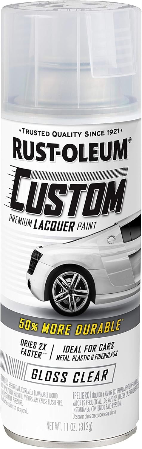 Rust-Oleum 311485 Automotive Custom Lacquer Spray Paint,11 oz(Select Your Color)