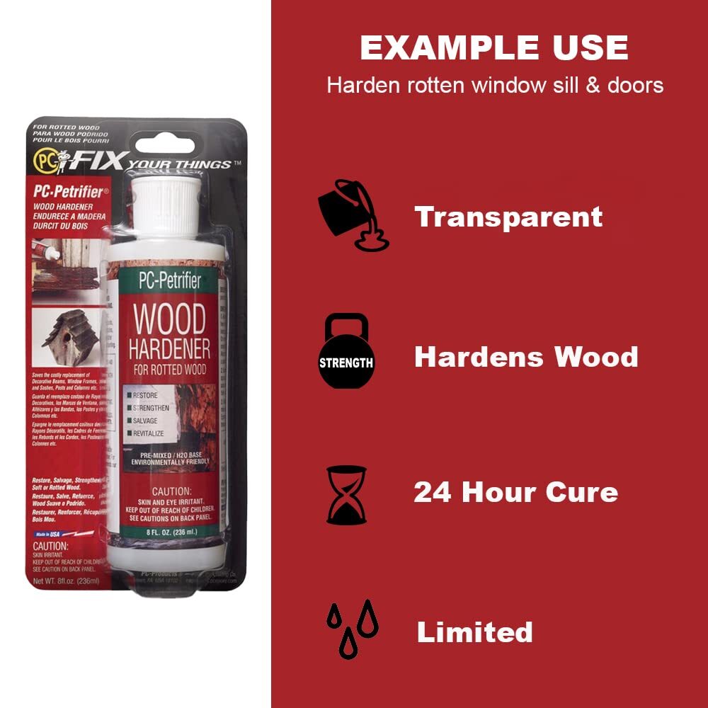 PC Products PC-Petrifier Water-Based Wood Hardener 1 gal Milky White 128442