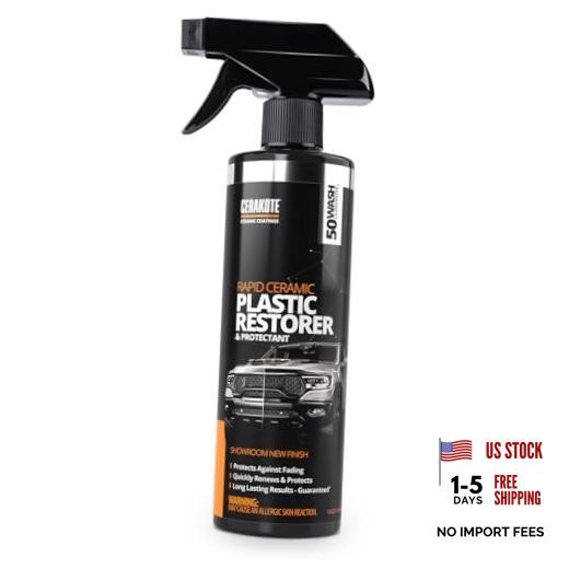 Rapid Ceramic Plastic Restorer and Protectant – 50 Wash 14 Fl Oz (Pack of 1)