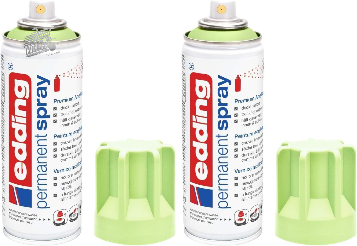 Matte Pastel Green Acrylic Spray Paint 200ml Metal Wood Glass Ceramic 5