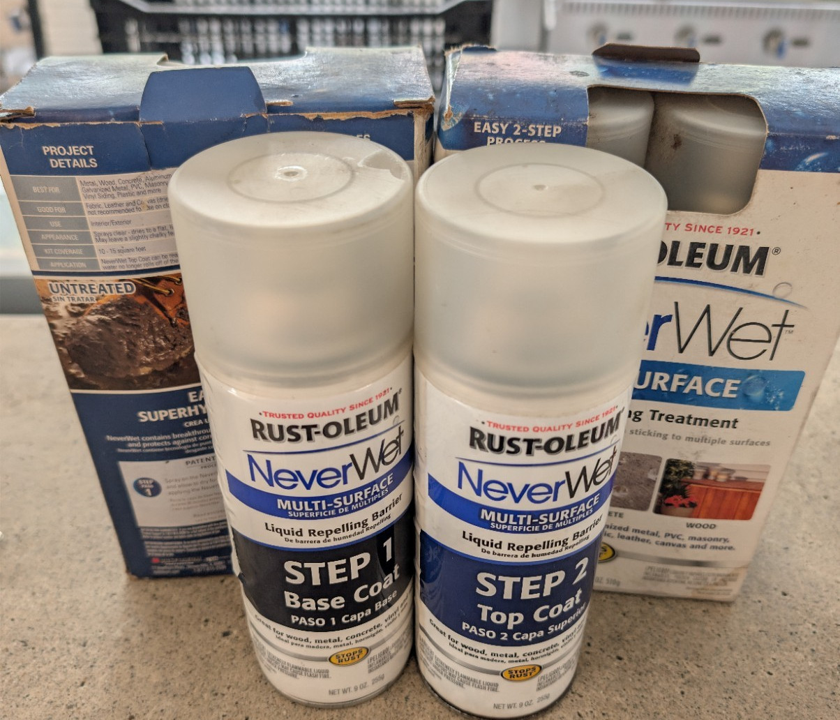 Rust-Oleum NeverWet Multi-Surface Frosted Clear Aerosol Spray 6-Pack