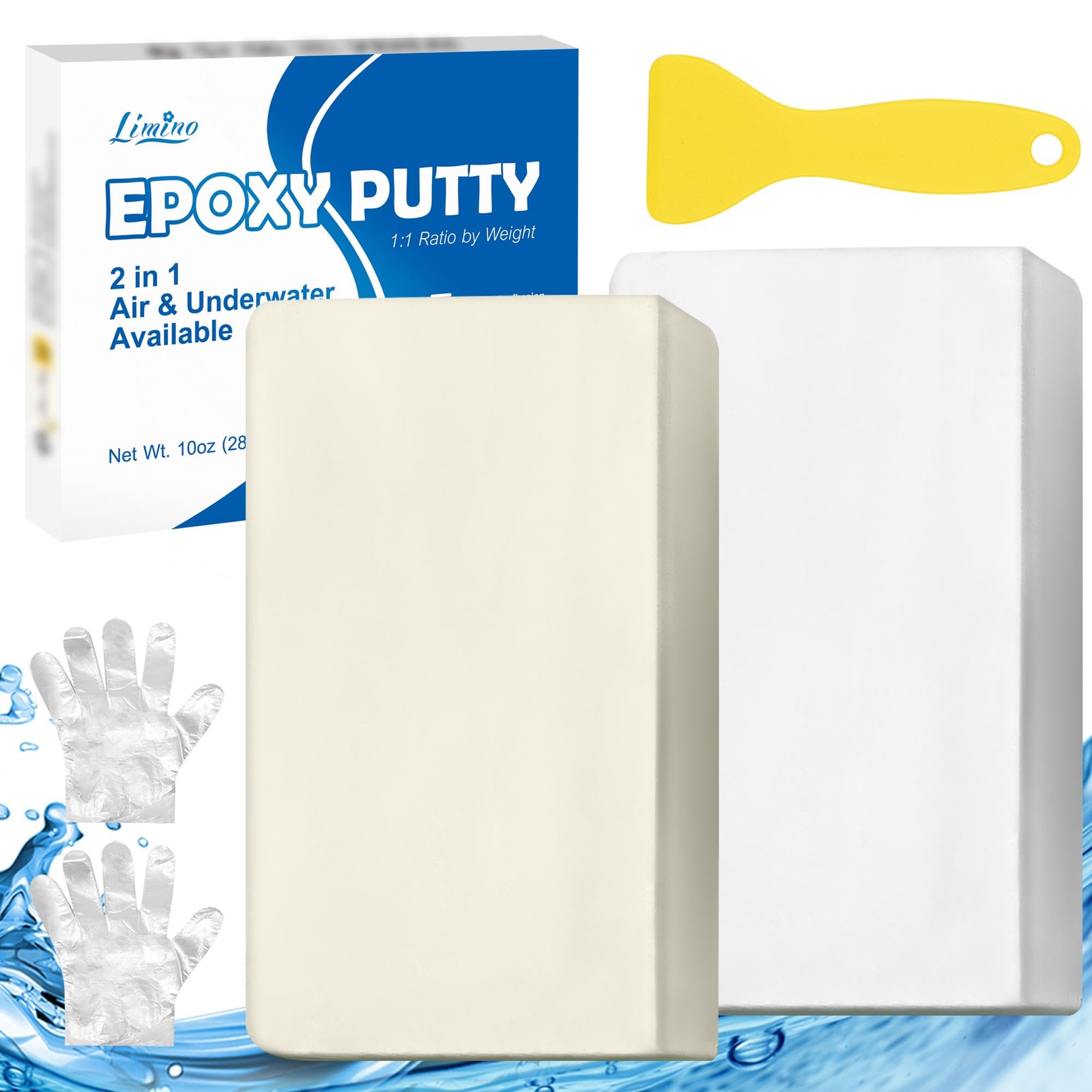 Epoxy Putty – 10oz Fast Repair Multipurpose Clay, Strong Adhesion 280g, White
