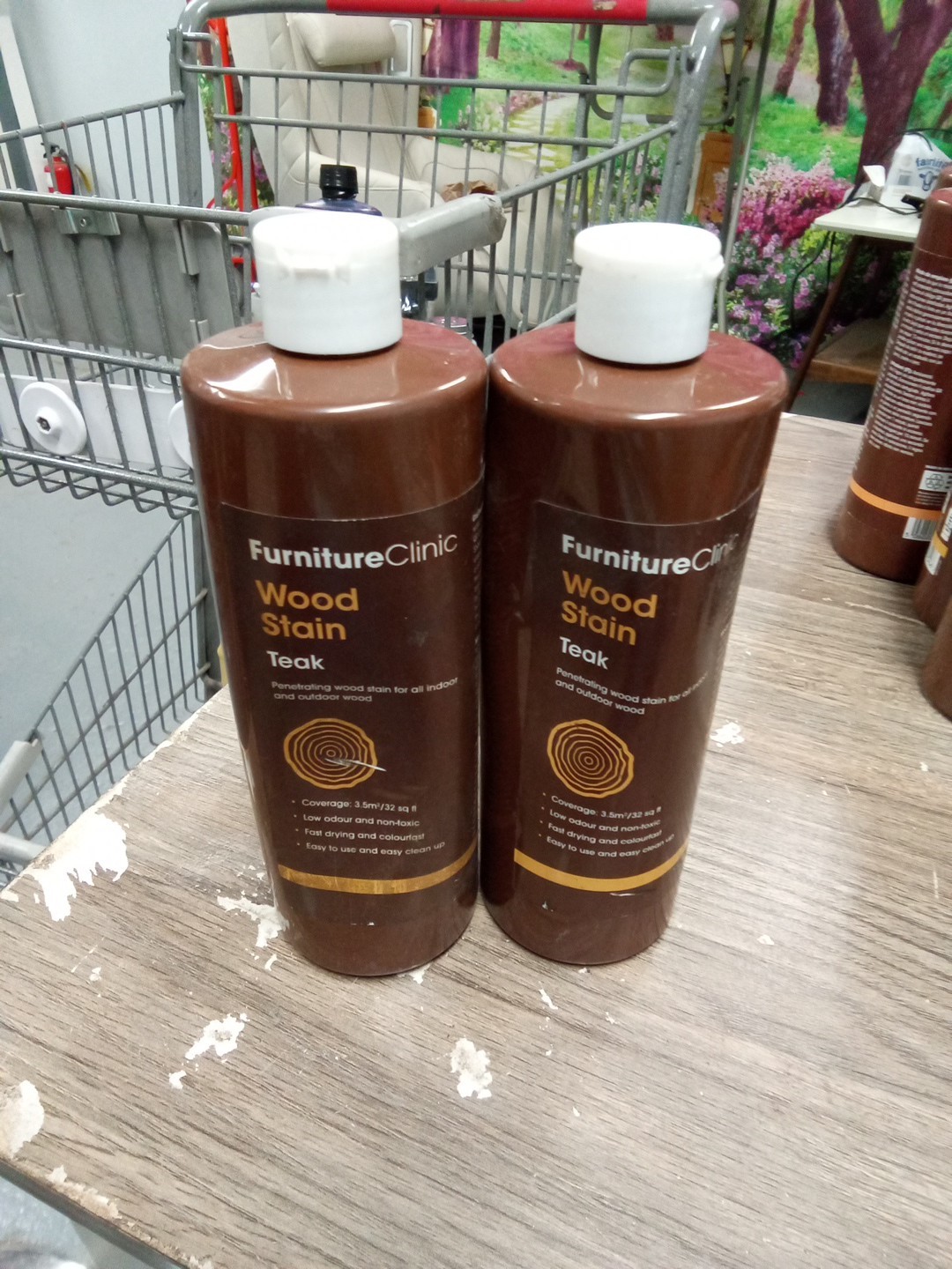 2PK Furniture ClinicWood Stain, Teak, 17oz 420 Dt