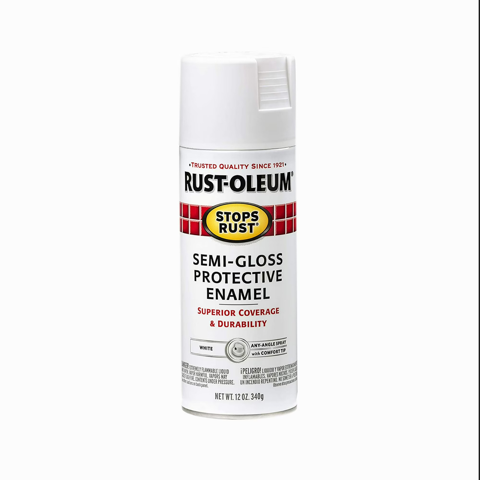 Rust-Oleum, White, High Performance Gloss Protective Enamel Paint Low Odor, Gal