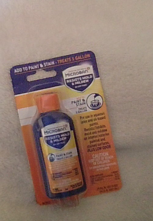 Microban Paint Additive NEW IN SEALED PKG Resists Mold/Mildew when dry 1.5oz