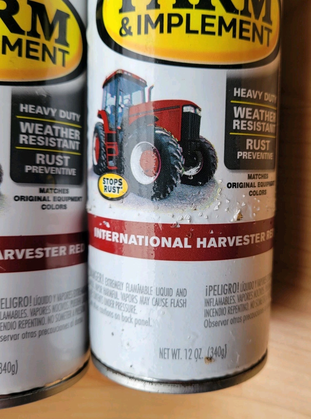 Rustoleum International Harvester Red Spray Paint -2 CANS- 12 oz each #280127