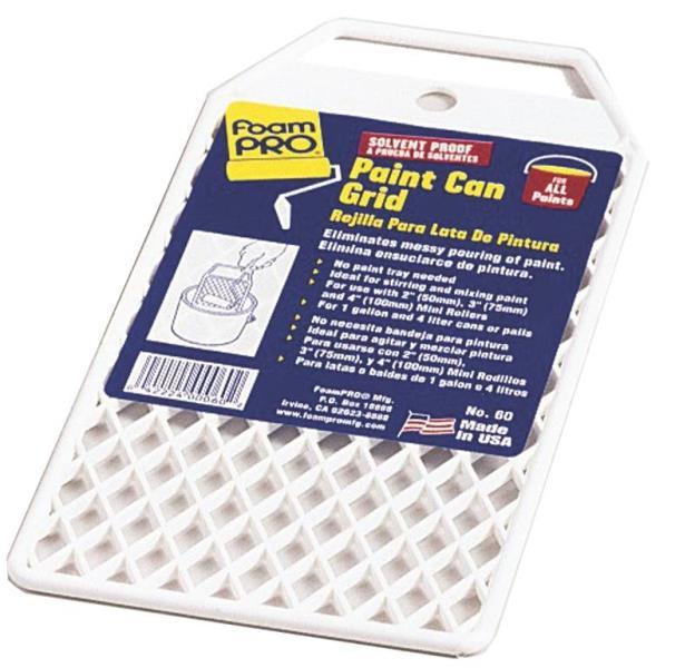 NEW FOAMPRO 60 GALLON SIZE PAINT BRUSH BUCKET GRID STRAINER 0947259