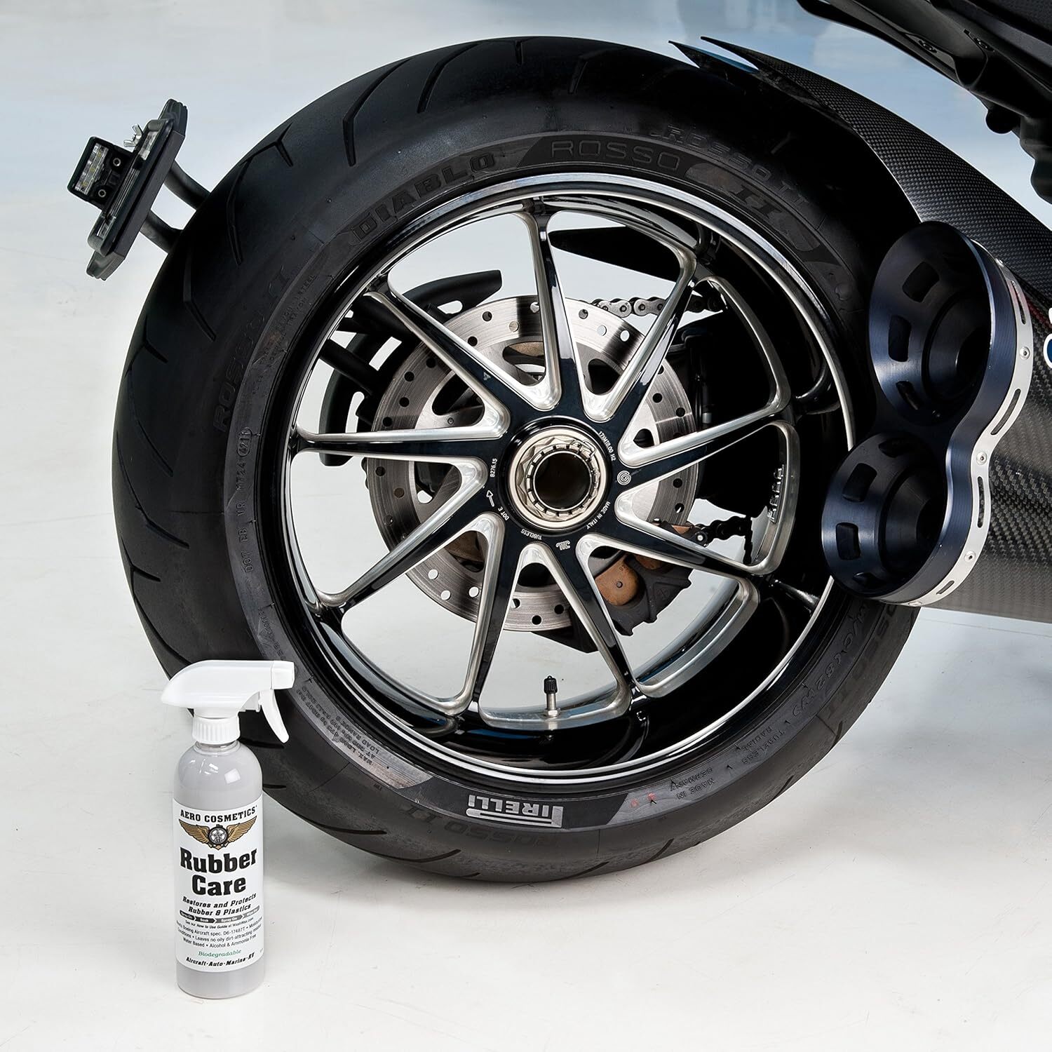 Ceramic Tire Dressing Protector, No Tire Shine, No Dirt or Brake Dust Attracting