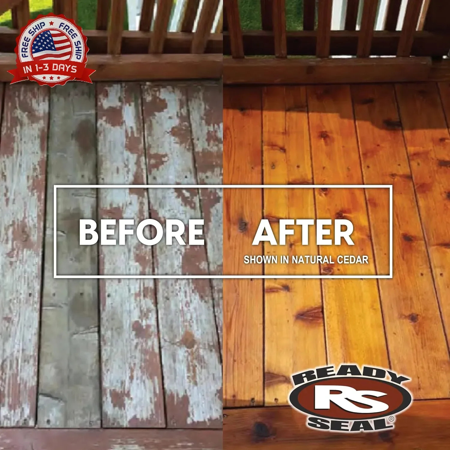 Ready Seal Exterior Wood Stain | Turbo Spray System | Professional Grade Oil-Bas