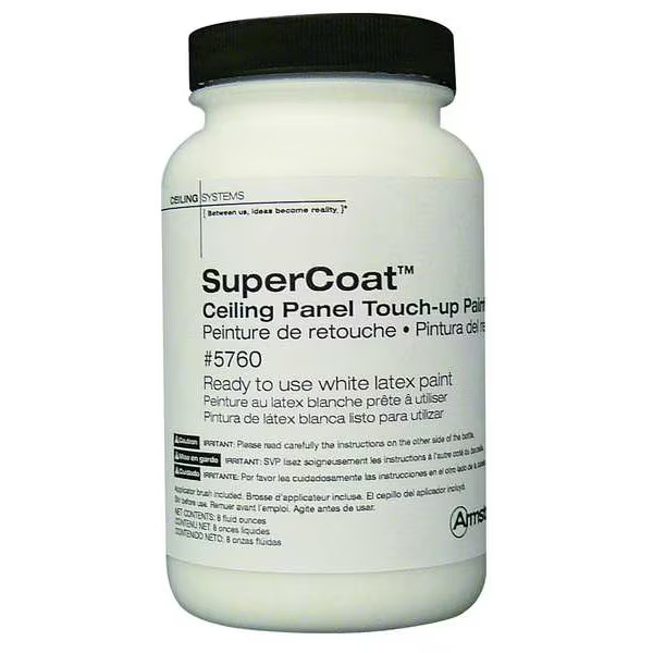 Armstrong Ceiling Tile Touch-Up Paint, Latex, White, 8 oz 5760 Armstrong 5760 8