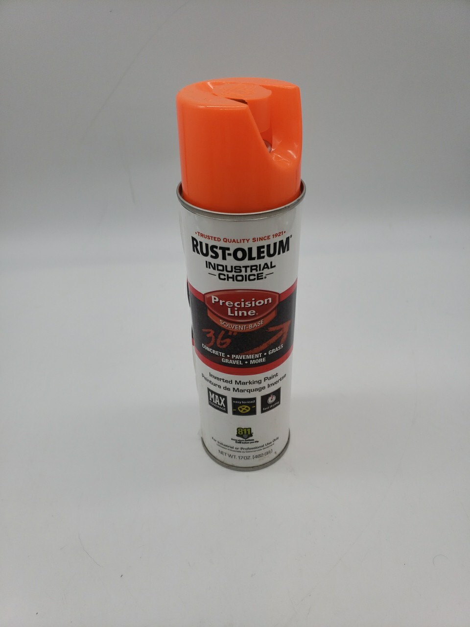17 oz. Flat Alert Orange Inverted Marking Spray Paint