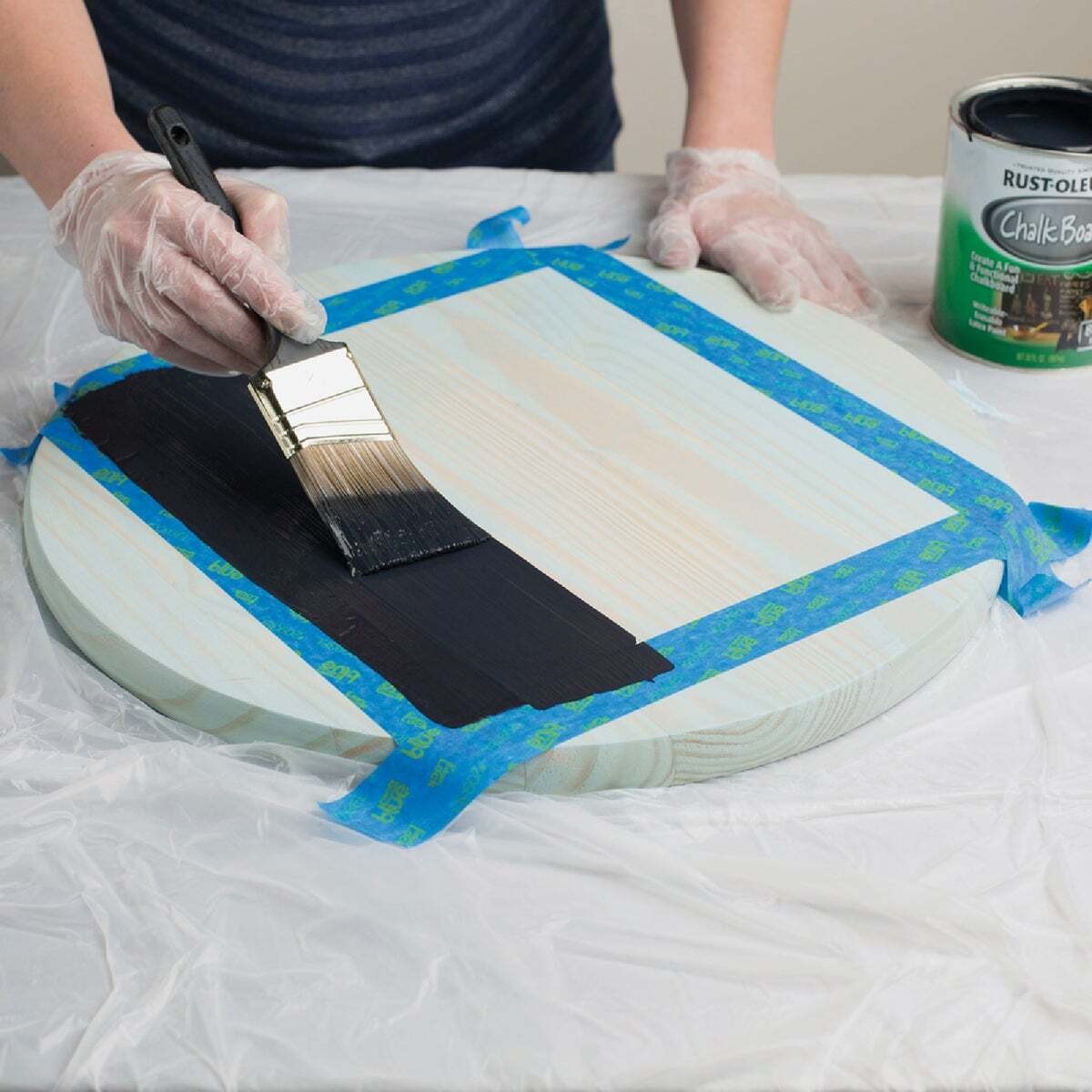 Rust-Oleum 206540 SPECIALTY Chalkboard Paint Black, Mild, Black, Can, 30 oz