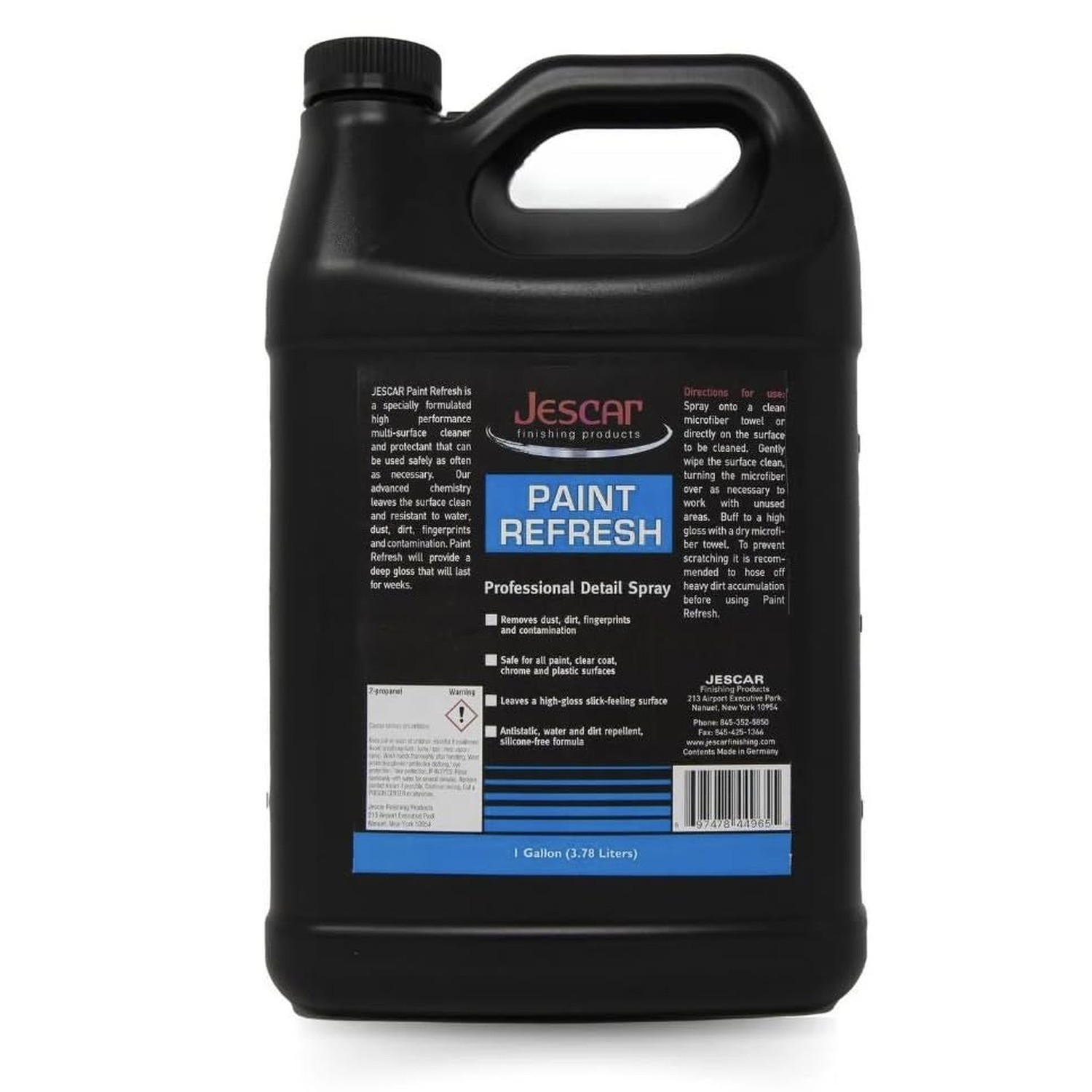 Jescar Paint Refresh Detail Spray – 128oz – Quick Detailer, Spray On Wipe Off…