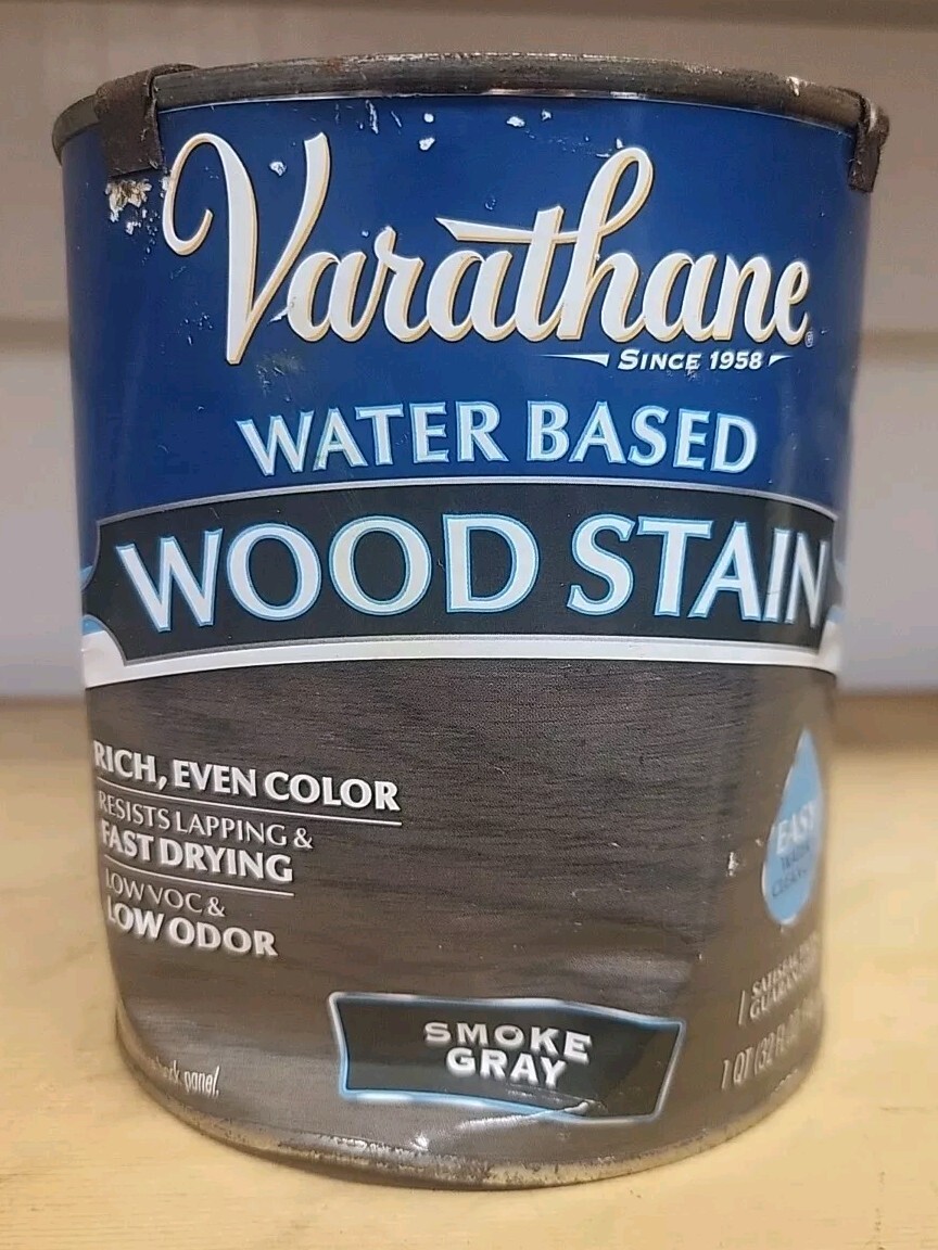 Varathane Penetrating Wood Stain Smoke Gray 1 QT Fast Drying Low Odor