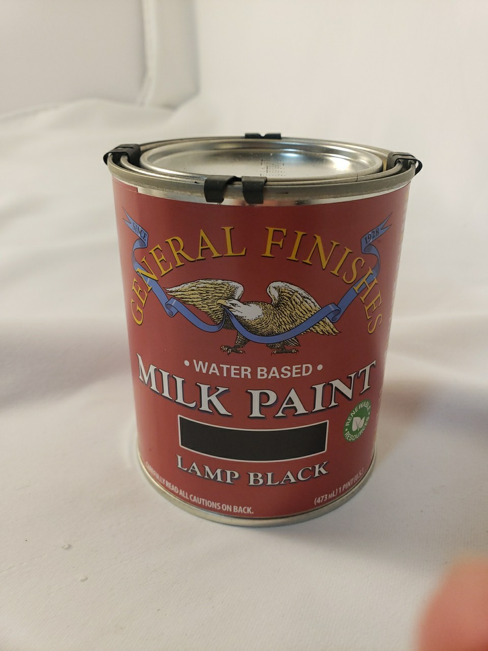 General Finishes Water Based Milk Paint 1 QUART Lamp Black
