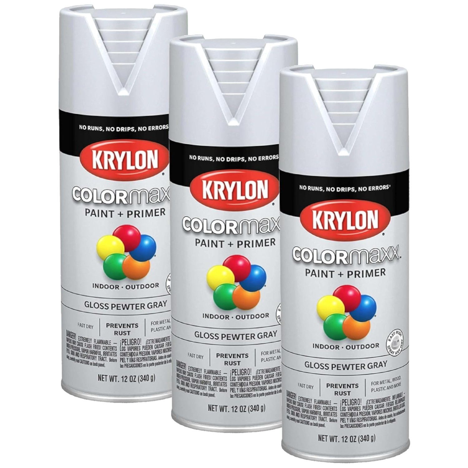 Pewter Gray Gloss Spray Paint – Rust Protection
