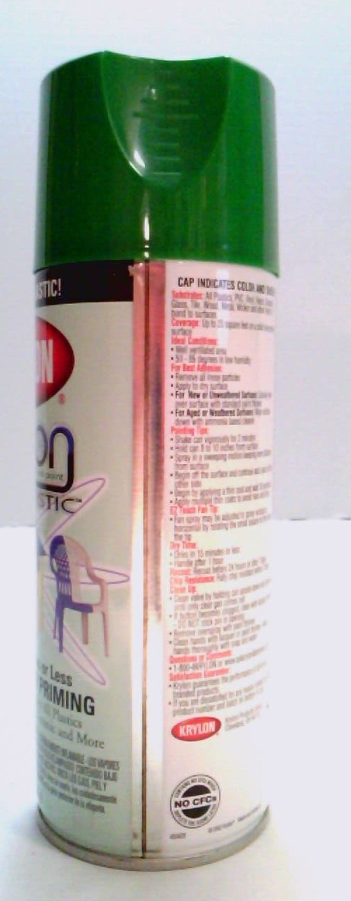 Krylon~Fusion~For Plastic~Spring Grass~Spray Paint~12 oz~Vintage~2002