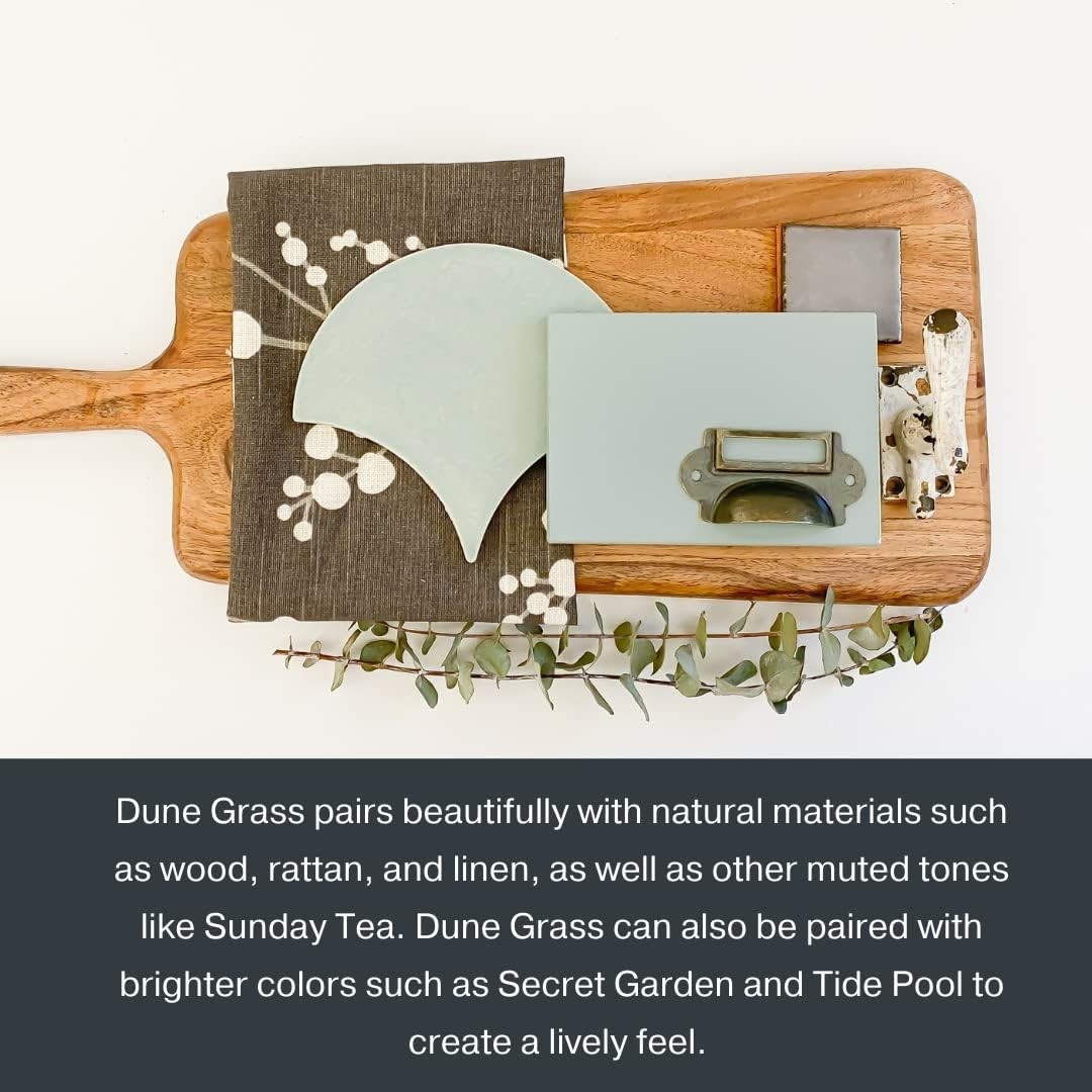 Transform Your Home with All-in-One Eco Chic Chalk Paint – Dune Grass, 16 oz