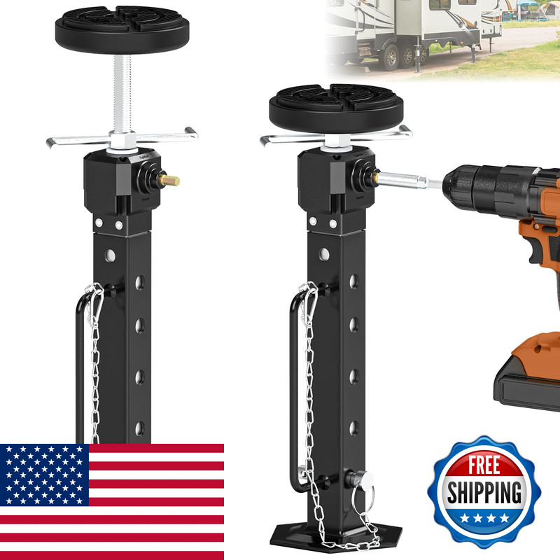Auh Adjustable Camper Slide Out Support Jacks From 13.8-26.8 2 Pcs Rv Trailer