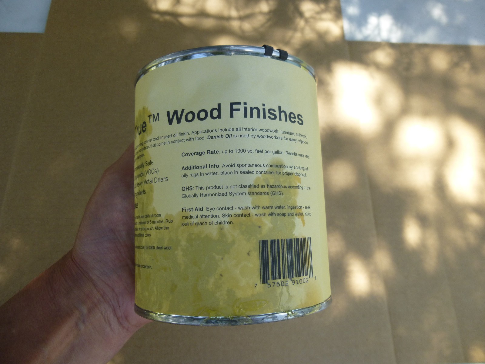 1 QUART OF TRIED & TRUE DANISH OIL POLYMER LINSEED OIL WOOD FINISH / PROMPT SHIP