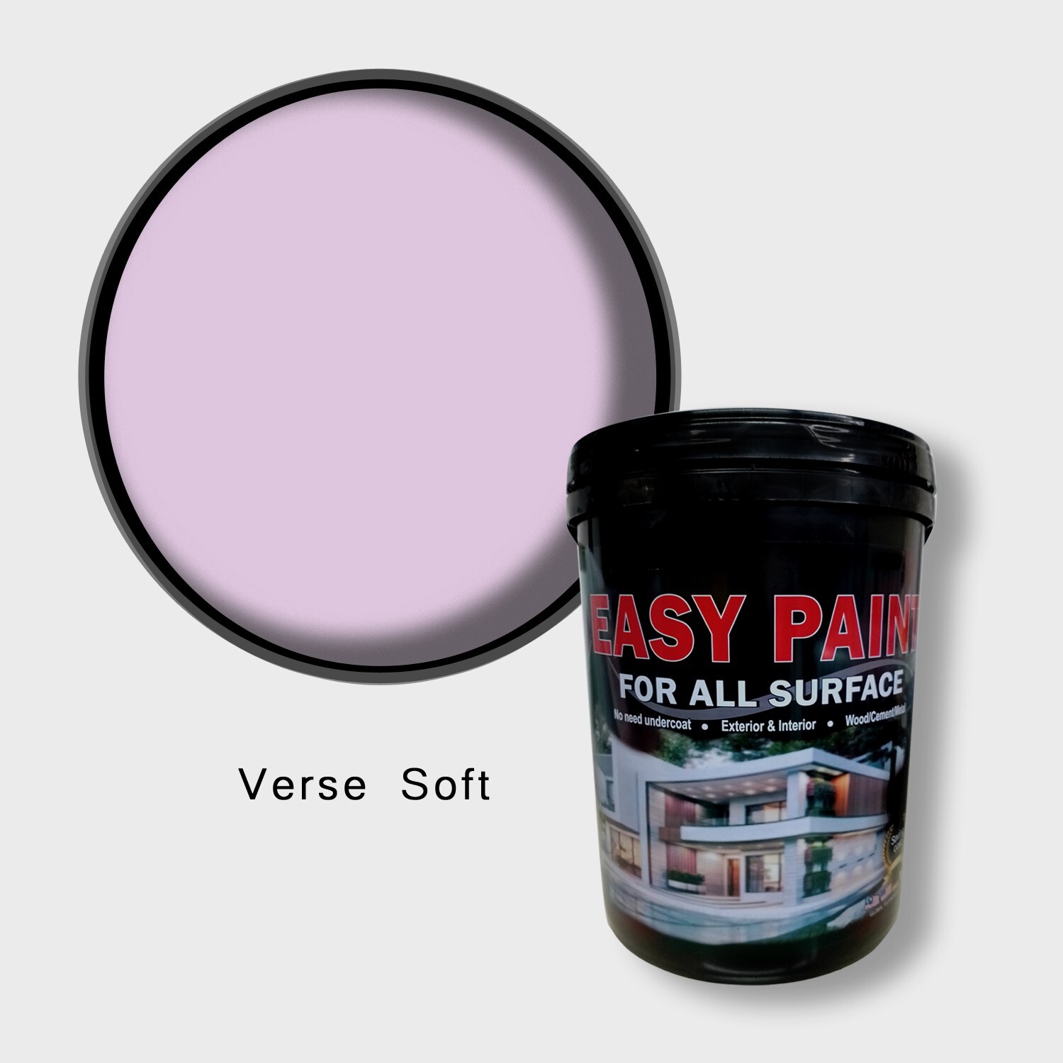 Verse Soft, Easy Paint 5L/1.3gal – Mid Sheen (Interior Wall) JS17 Red Shade
