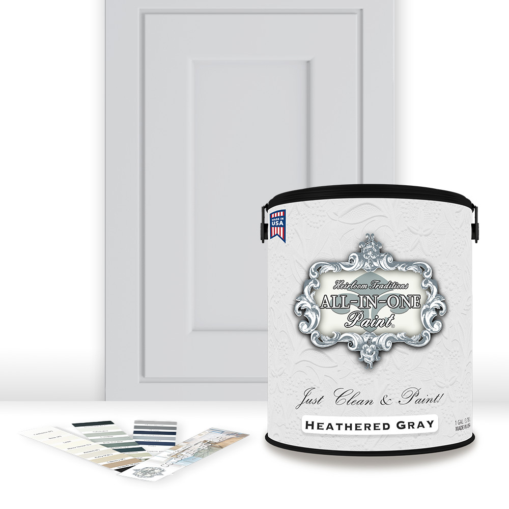 ALL-IN-ONE Paint by Heirloom Traditions – Heathered Gray (Light Gray) – 128 Fl